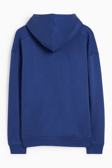 Heren - Hoodie - donkerblauw