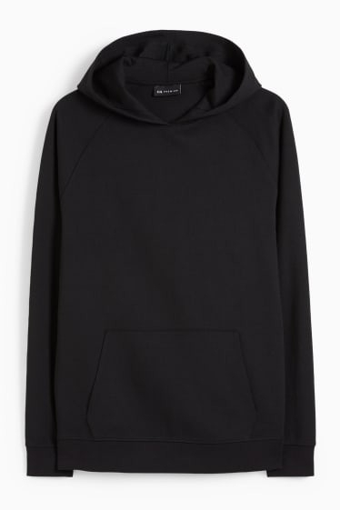 Hombre - Sudadera con capucha - Flex - negro