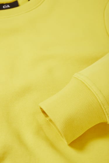 Bărbați - Bluză de molton - galben