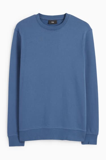 Mężczyźni - Bluza dresowa - niebieski