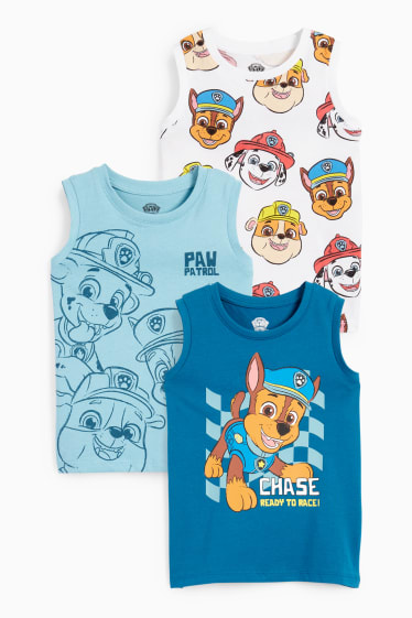 Children - Multipack of 3 - PAW Patrol - top - white / blue