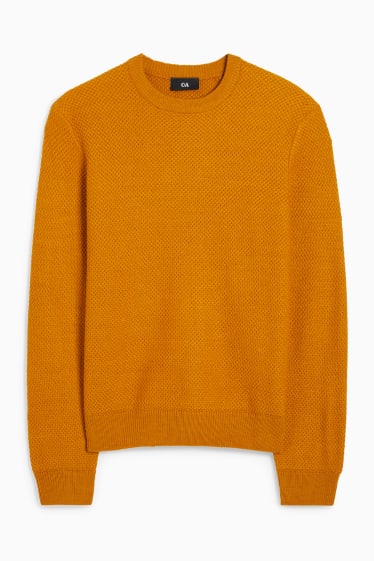 Hommes - Pull - orange