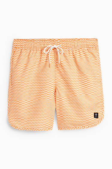 Uomo - Shorts da mare - arancione