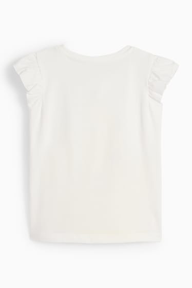 Children - Minnie Mouse - short sleeve T-shirt - white