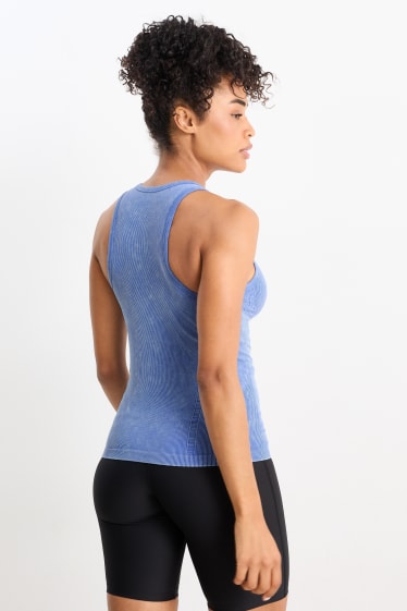 Women - Technical top - yoga - UV protection - blue
