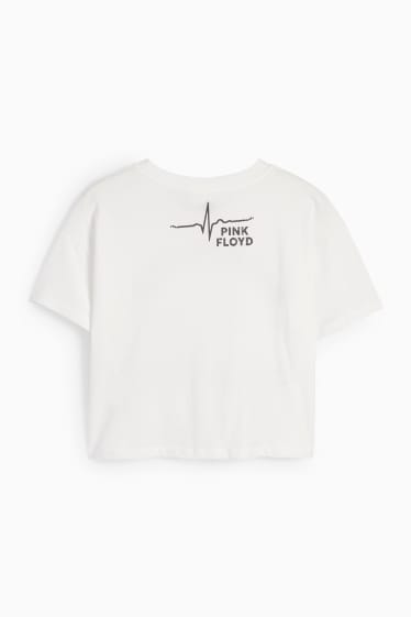 Joves - CLOCKHOUSE - samarreta de màniga curta - Pink Floyd - blanc