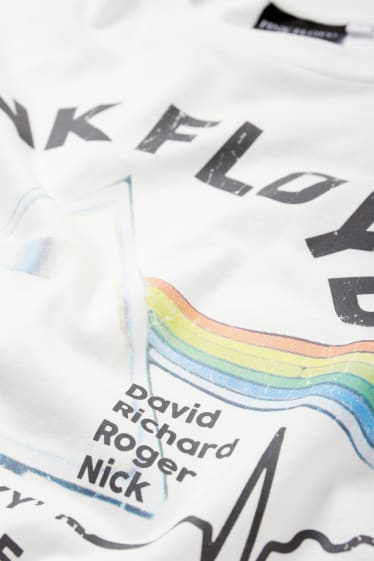 Jóvenes - CLOCKHOUSE - camiseta - Pink Floyd - blanco