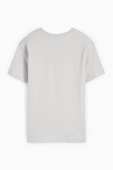 Kinder Jungen - Surfer - Kurzarmshirt - hellgrau