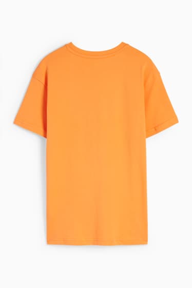Dzieci - Koszykówka - koszulka z krótkim rękawem - pomarańczowy