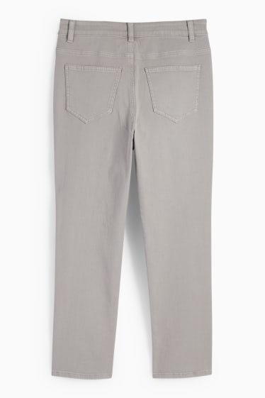 Mujer - Slim jeans - high waist - vaqueros - gris claro