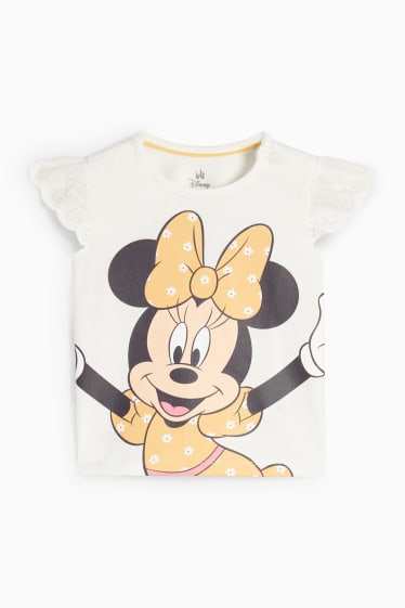 Miminka - Minnie Mouse - outfit pro miminka - 3dílný - žlutá