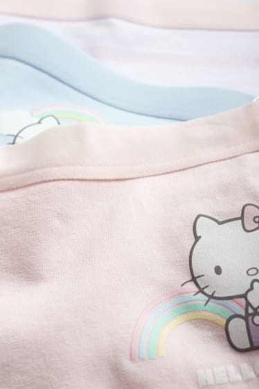 Dětské - Multipack 3 ks - Hello Kitty - boxerky - růžová