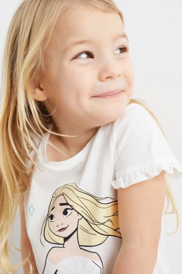 Dzieci - Kraina Lodu - koszulka z krótkim rękawem - biały