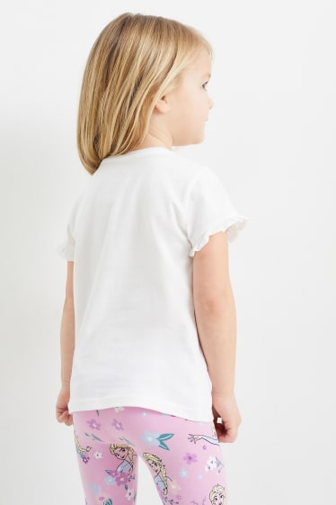 Dzieci - Kraina Lodu - koszulka z krótkim rękawem - biały