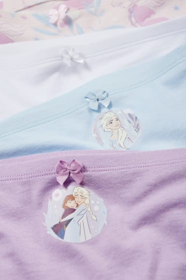 Kinderen - Set van 5 - Frozen - boxershorts - lichtpaars