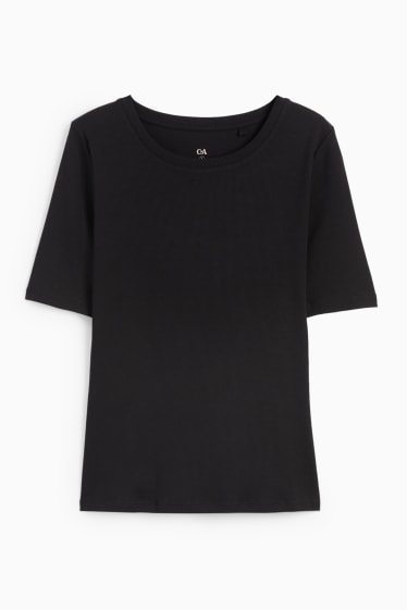 Donna - T-shirt basic - nero