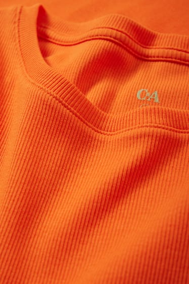 Femei - Tricou basic - portocaliu