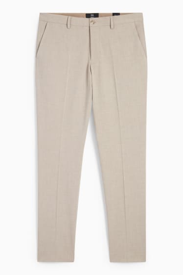 Herren - Baukasten-Hose - Slim Fit - Flex - 4 Way Stretch - hellbeige