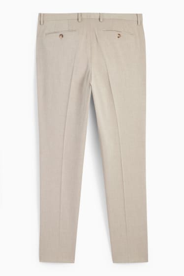 Herren - Baukasten-Hose - Slim Fit - Flex - 4 Way Stretch - hellbeige