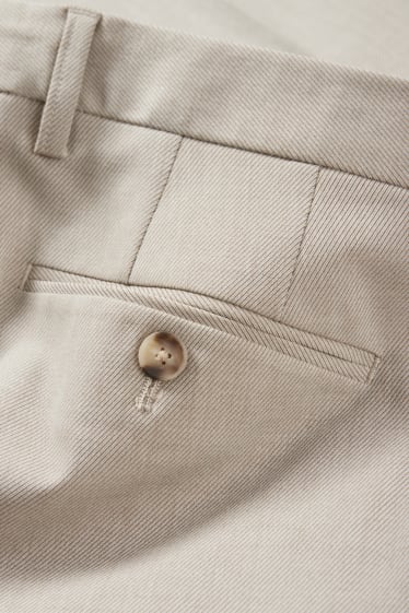 Herren - Baukasten-Hose - Slim Fit - Flex - 4 Way Stretch - hellbeige