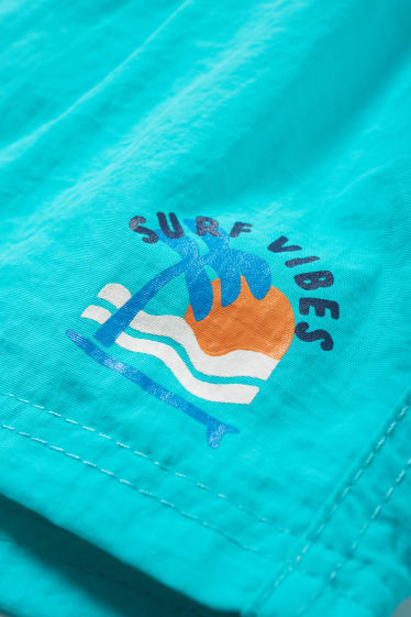 Kinderen - Surfer - zwemshorts - turquoise