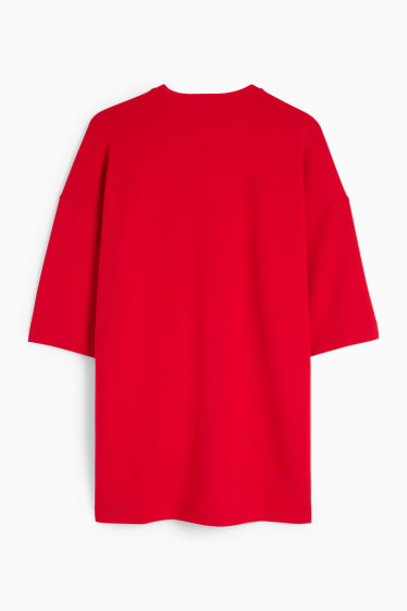 Mujer - Camiseta básica - rojo oscuro