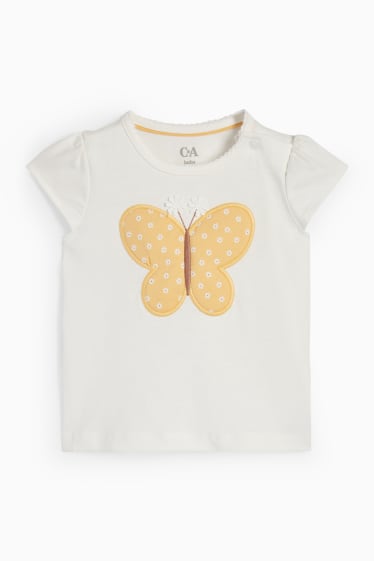 Bebés - Mariposa - conjunto para bebé - 2 piezas - amarillo