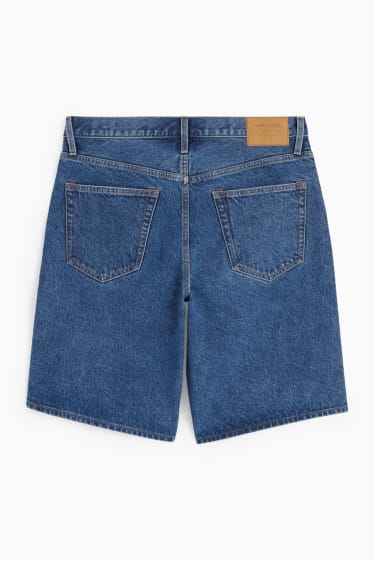 Herren - Jeans-Bermudas - jeansblau