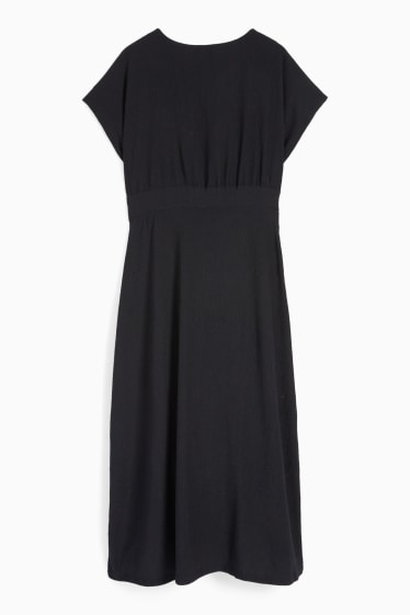 Women - Wrap dress - black