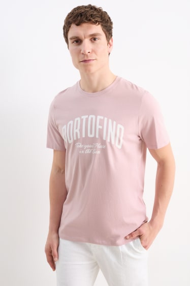 Herren - T-Shirt - rosa