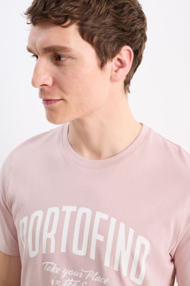 Uomo - T-shirt - rosa