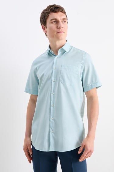 Men - Shirt - regular fit - kent collar - easy-iron - light blue