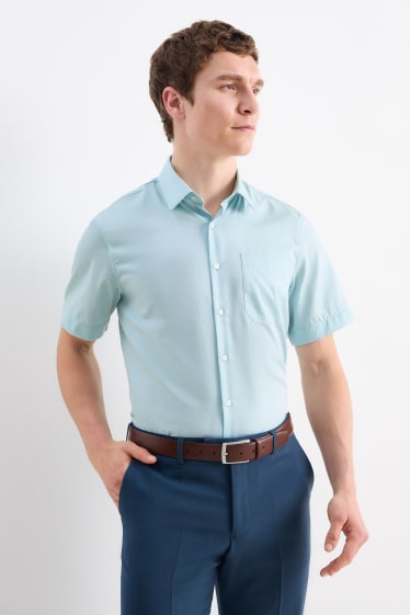 Men - Shirt - regular fit - kent collar - easy-iron - light blue