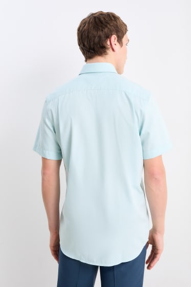Men - Shirt - regular fit - kent collar - easy-iron - light blue