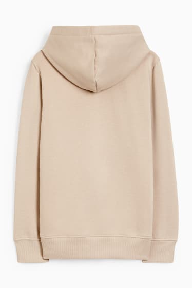 Enfants garçons - Sweat à capuche - genderneutral - taupe