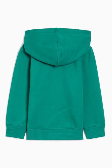 Kinder - Sweatjacke mit Kapuze - genderneutral - grün