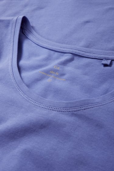 Mujer - Camiseta básica - lila