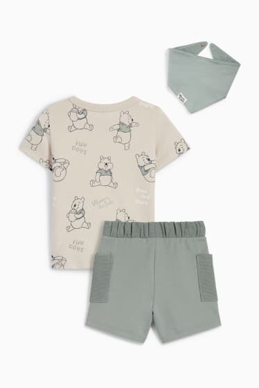 Miminka - Medvídek Pú - outfit pro miminka - 3dílný - šedá