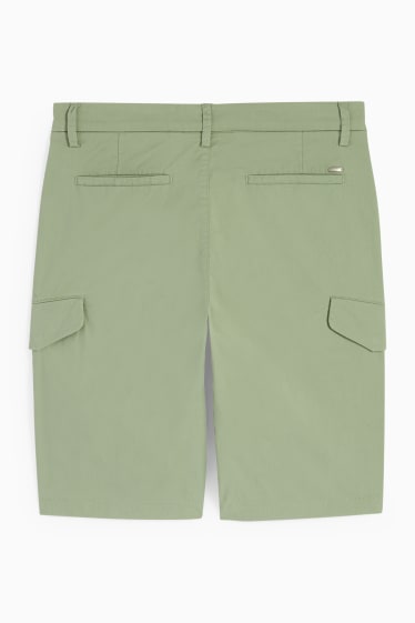 Uomo - Shorts cargo - verde