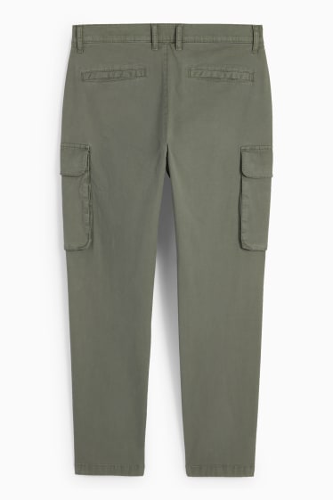 Hombre - Pantalón cargo - regular fit - verde