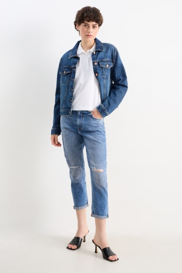Donna - Jeans Boyfriend - vita media - jeans blu