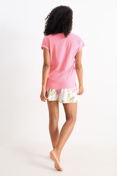 Femmes - Pyjashort - rose