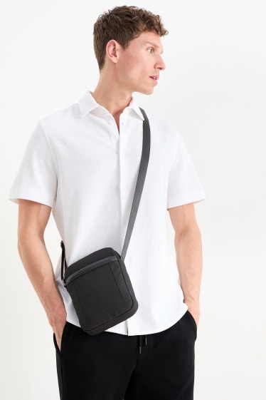 Men - Shoulder bag - dark gray