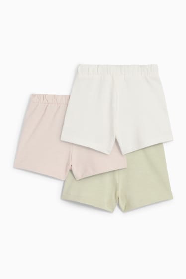 Bébés filles - Lot de 3 - shorts pour bébé - vert menthe