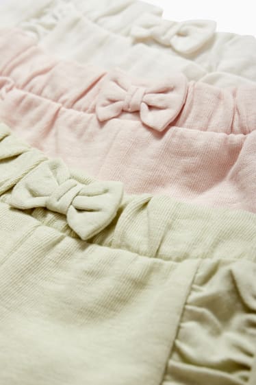 Bébés filles - Lot de 3 - shorts pour bébé - vert menthe
