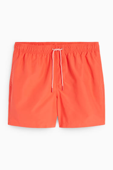 Pánské - Koupací šortky - tmavě oranžová