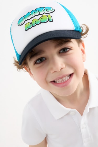 Enfants - Skate - casquette de baseball - turquoise