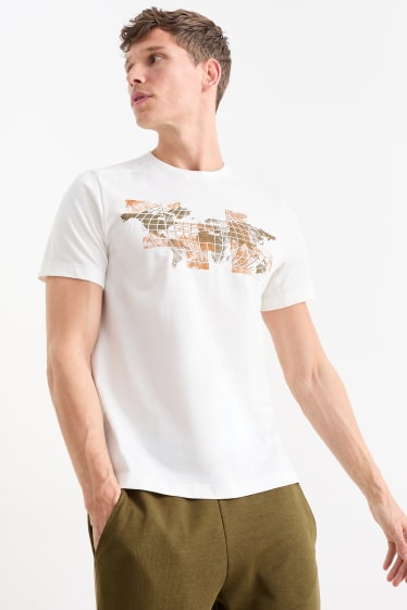 Hombre - Camiseta funcional - blanco roto