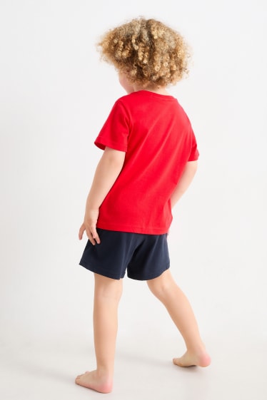 Bambini - PAW Patrol - pigiama corto - 2 pezzi - rosso