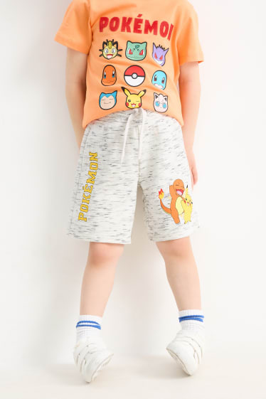 Nen/a - Paquet de 3 - Pokémon - pantalons curts de xandall - verd